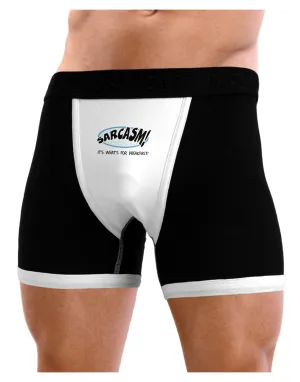 Sarcasm It&#8216;s What&#8216;s For Breakfast Mens Boxer Brief Underwear