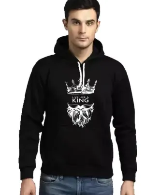 1 pc men cottons Kings print hoodie