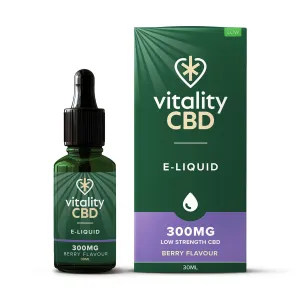 300mg-2000mg Berry Flavour Broad Spectrum CBD E-liquid | 30ml