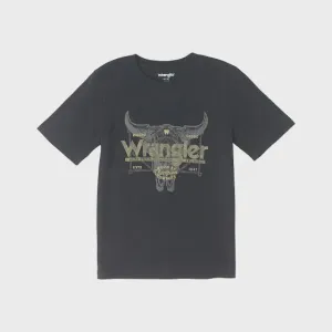 BOYS WRANGLER BLACK TSHIRT