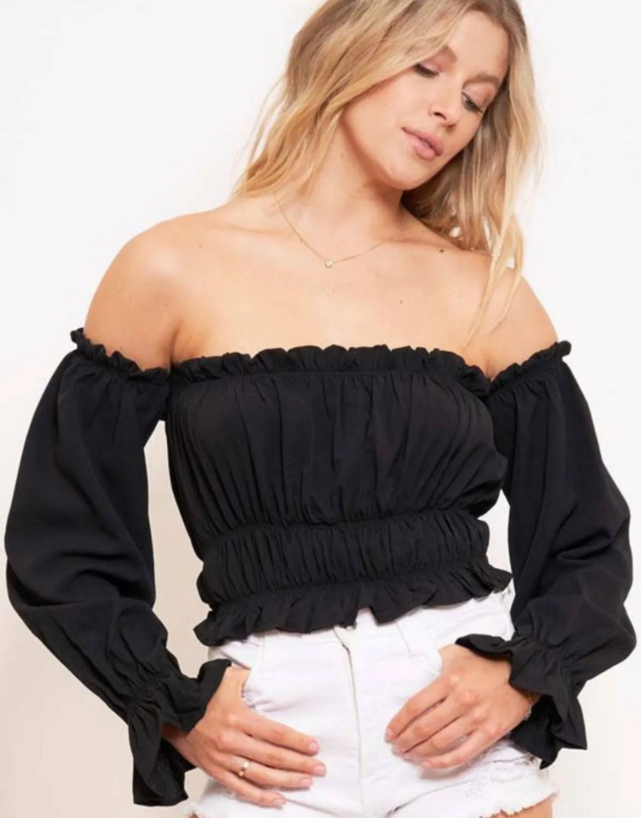 Celine Off Shoulder Top