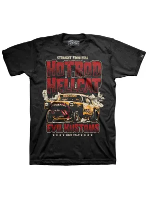 Hotrod Hellcat Mens Tshirt Evil Kustoms