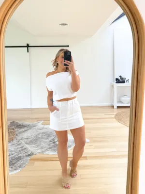 Josie Skort - White