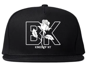 Rose BK Brooklyn Kings Of NY Mens Snapback Hat