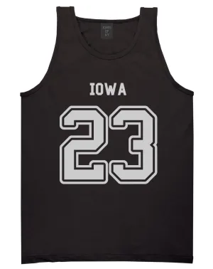 Sport Style Iowa 23 Team State Jersey Mens Tank Top