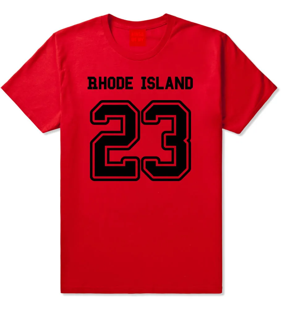 Sport Style Rhode Island 23 Team State Jersey Mens T-Shirt