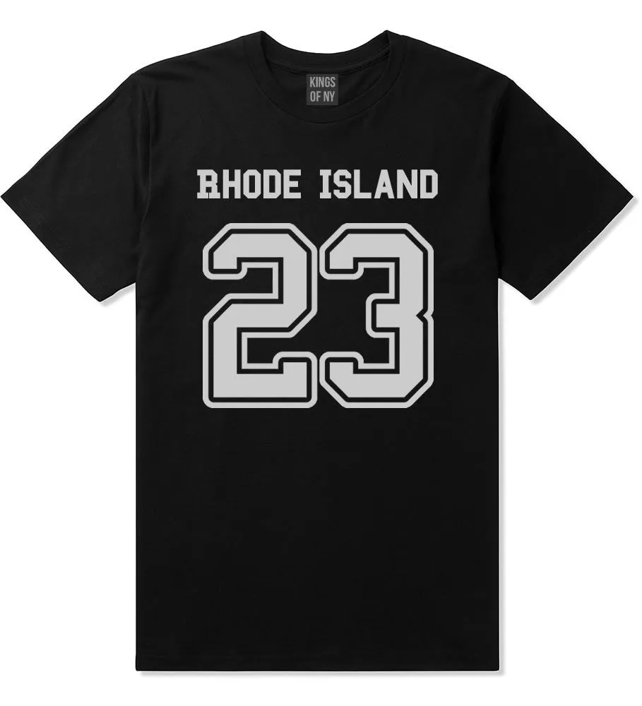 Sport Style Rhode Island 23 Team State Jersey Mens T-Shirt