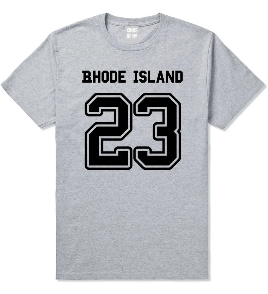 Sport Style Rhode Island 23 Team State Jersey Mens T-Shirt