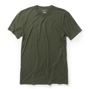 The Cotton Hemp Tee in Forest